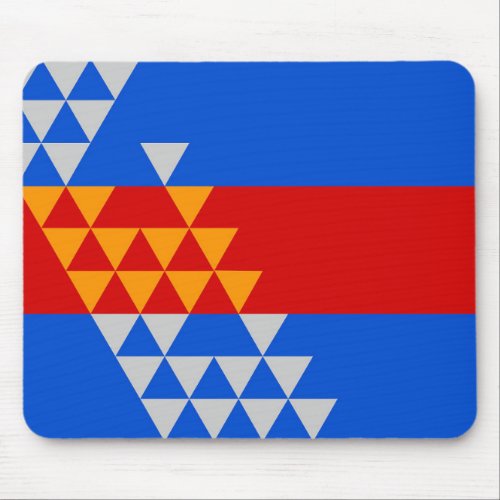 Pomo Indian Flag ethnic symbol american native usa Mouse Pad