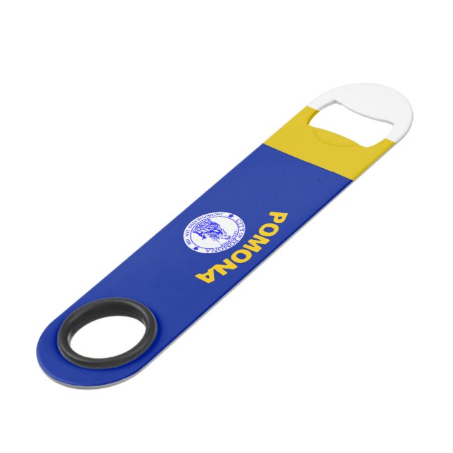 Pomona (California) City flag Bar Key (Front Angled)