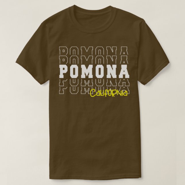Pomona city California Pomona CA T-Shirt (Design Front)