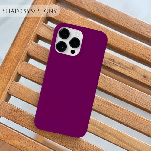 Pompadour Purple One Best Solid Violet Shade Case_Mate iPhone 14 Pro Max Case