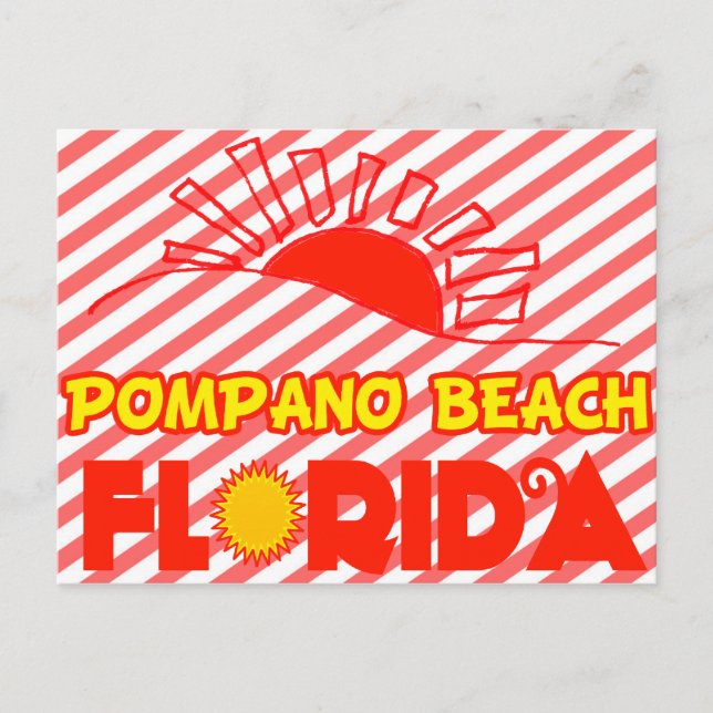Pompano Beach, Florida Postcard (Front)