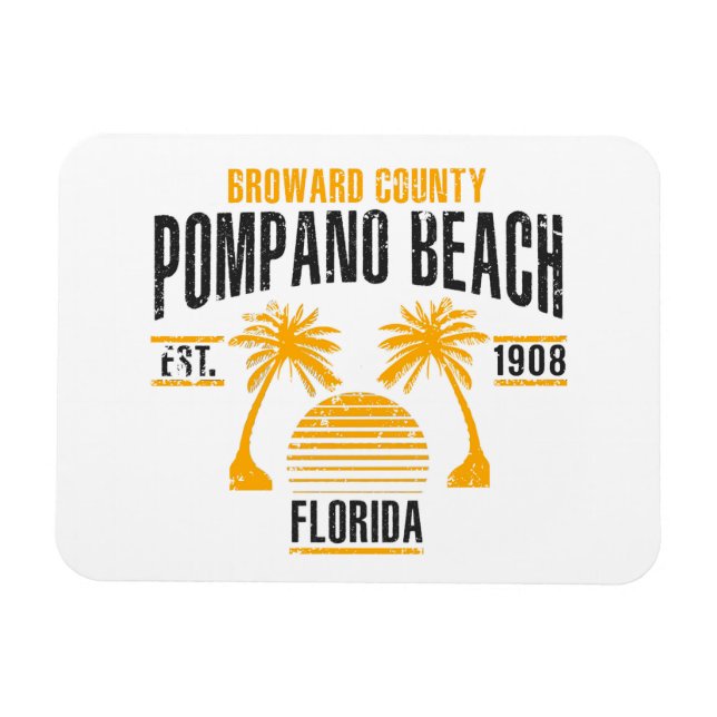 Pompano Beach Magnet (Horizontal)