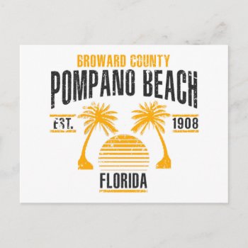 Pompano Beach Postcard by KDRTRAVEL at Zazzle