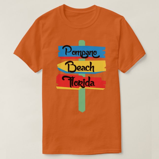 pompano beach T-Shirt (Design Front)