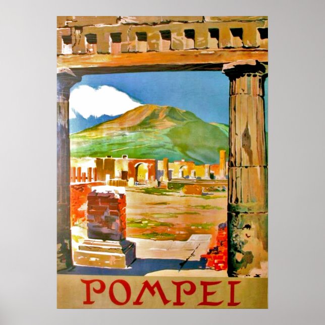 Pompei, archaeological site, Italy Poster (Front)