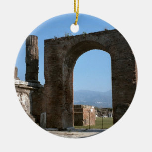 Pompeii, archaeological site ceramic ornament