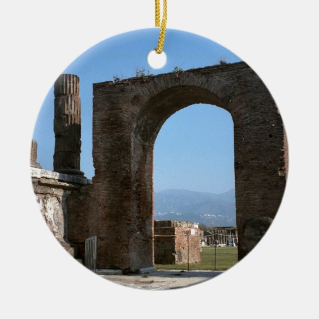 Pompeii, archaeological site ceramic ornament (Front)