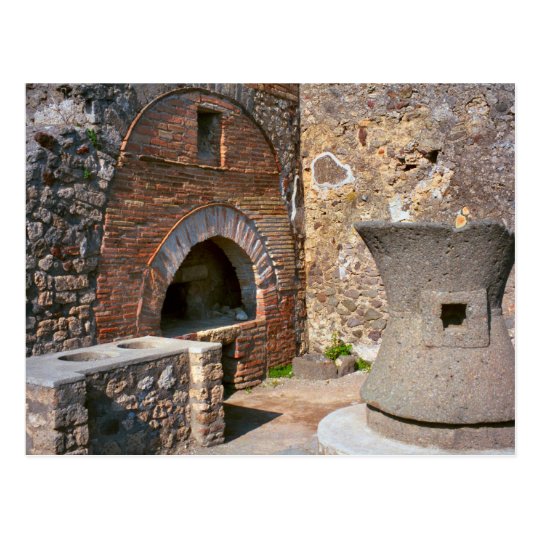 Pompeii, Bakery Postcard | Zazzle.com