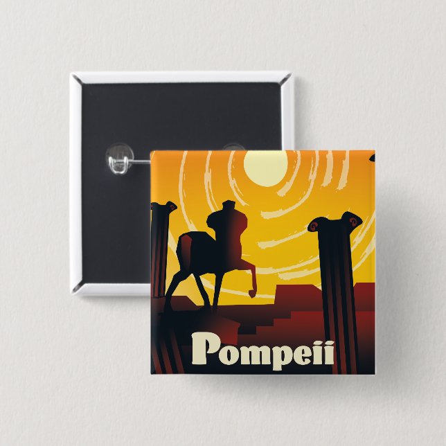 Pompeii Button (Front & Back)