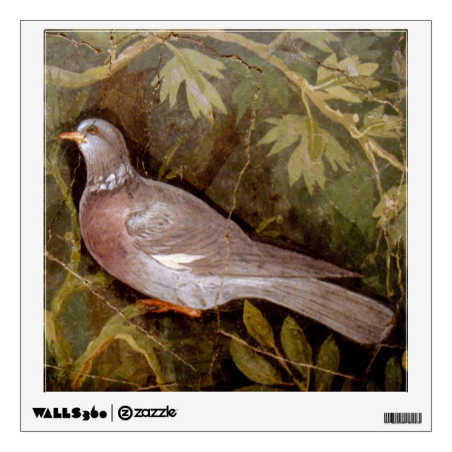 POMPEII COLLECTION / DOVE IN THE GARDEN WALL STICKER (Front)