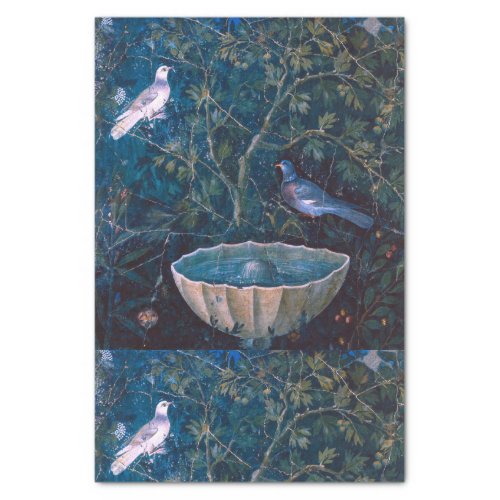 POMPEII COLLECTION  DOVES IN THE GARDEN TISSUE PAPER