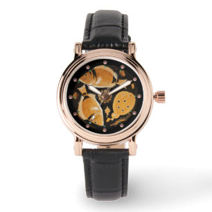 POMPEII COLLECTION / FISHES,OCEAN - SEA LIFE SCENE WATCH