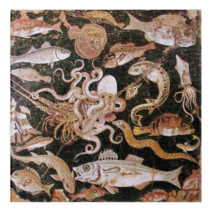 POMPEII COLLECTION / OCEAN - SEA LIFE SCENE ACRYLIC PRINT