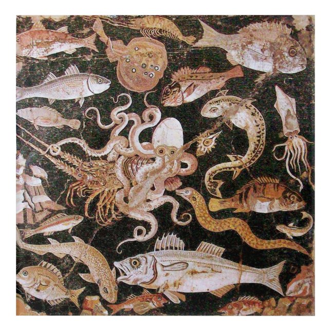 POMPEII COLLECTION / OCEAN - SEA LIFE SCENE ACRYLIC PRINT (Front)
