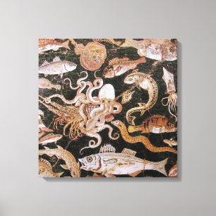 POMPEII COLLECTION / OCEAN - SEA LIFE SCENE CANVAS PRINT