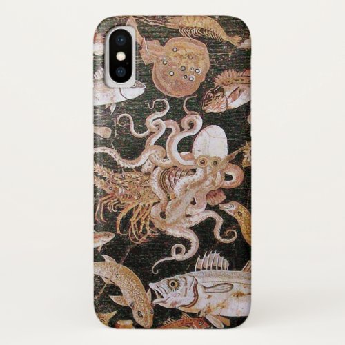 POMPEII COLLECTION  OCEAN _ SEA LIFE SCENE iPhone XS CASE