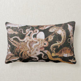 POMPEII COLLECTION / OCEAN - SEA LIFE SCENE LUMBAR PILLOW