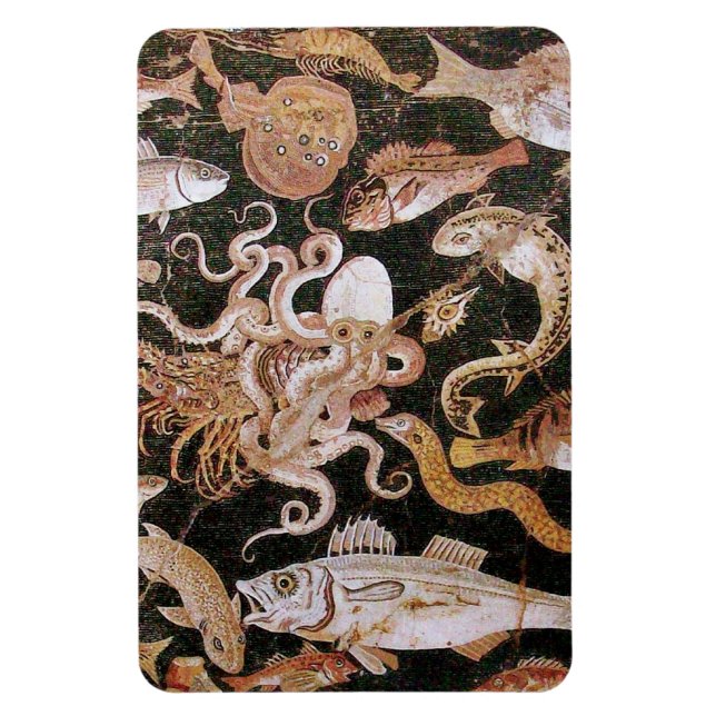POMPEII COLLECTION / OCEAN - SEA LIFE SCENE MAGNET (Vertical)