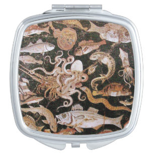 POMPEII COLLECTION / OCEAN - SEA LIFE SCENE MAKEUP MIRROR