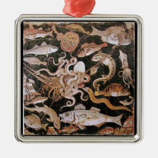 POMPEII COLLECTION / OCEAN - SEA LIFE SCENE METAL ORNAMENT