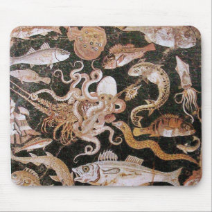 POMPEII COLLECTION / OCEAN - SEA LIFE SCENE MOUSE PAD
