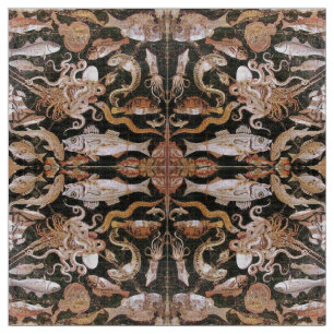 POMPEII COLLECTION /OCEAN -SEA LIFE SCENE Nautical Fabric