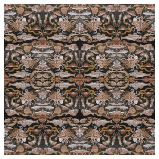 POMPEII COLLECTION /OCEAN -SEA LIFE SCENE Nautical Fabric
