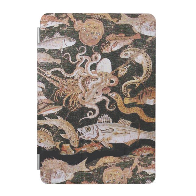 POMPEII COLLECTION  OCEAN -SEA LIFE SCENE Nautical iPad Mini Cover (Front)