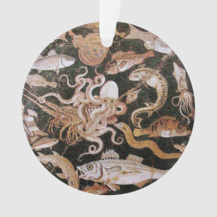 POMPEII COLLECTION / OCEAN - SEA LIFE SCENE ORNAMENT