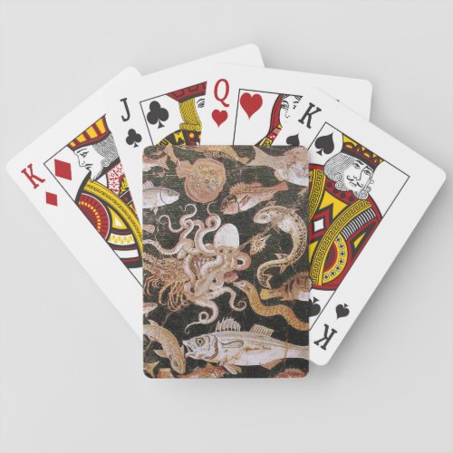 POMPEII COLLECTION  OCEAN _ SEA LIFE SCENE POKER CARDS