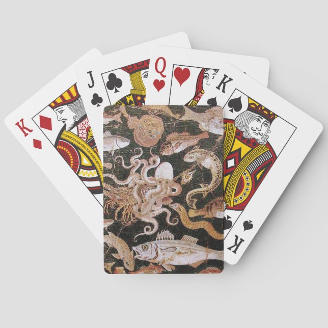 POMPEII COLLECTION / OCEAN - SEA LIFE SCENE POKER CARDS (Back)