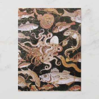 Pompeii Collection / Ocean - Sea Life Scene Postcard by bulgan_lumini at Zazzle