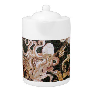 POMPEII COLLECTION / OCEAN - SEA LIFE SCENE TEAPOT