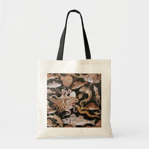 POMPEII COLLECTION  OCEAN _ SEA LIFE SCENE TOTE BAG