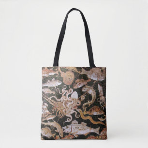 POMPEII COLLECTION / OCEAN - SEA LIFE SCENE TOTE BAG