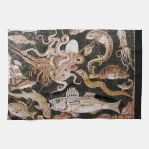POMPEII COLLECTION / OCEAN - SEA LIFE SCENE TOWEL