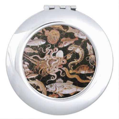 POMPEII COLLECTION  OCEAN _ SEA LIFE SCENE VANITY MIRROR