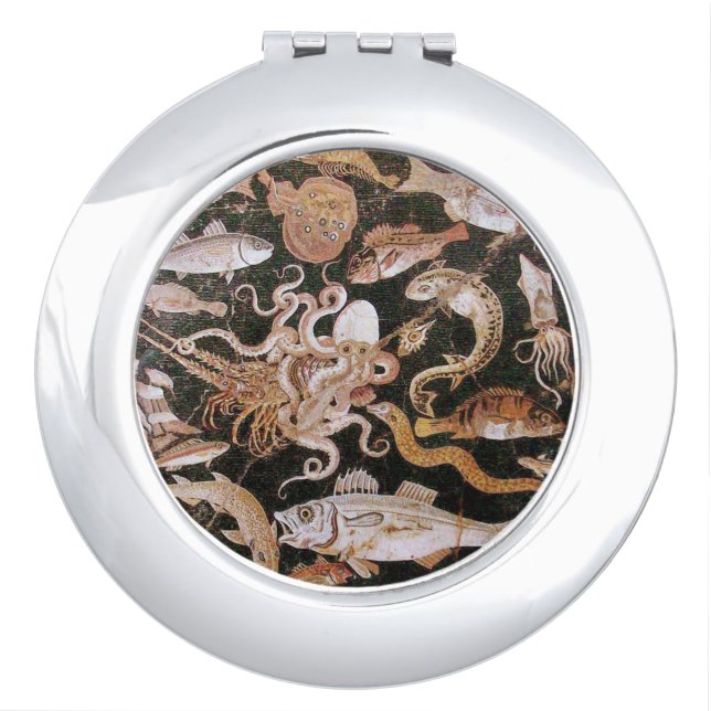 POMPEII COLLECTION / OCEAN - SEA LIFE SCENE VANITY MIRROR (Front)