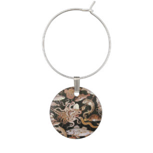 POMPEII COLLECTION / OCEAN - SEA LIFE SCENE WINE CHARM