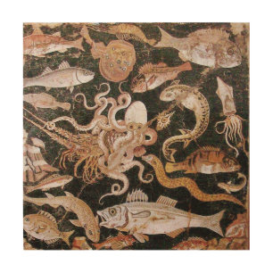 POMPEII COLLECTION / OCEAN - SEA LIFE SCENE WOOD WALL ART