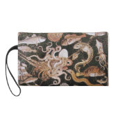 POMPEII COLLECTION / OCEAN - SEA LIFE SCENE WRISTLET PURSE (Back)