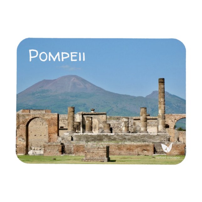 Pompeii fridge magnet by Velvet Escape (Horizontal)