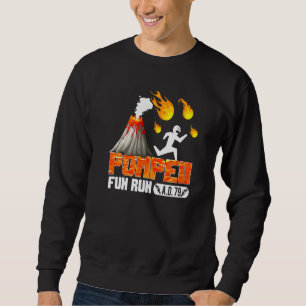 Pompeii Fun Run 79 Ad Volcano Running Tee