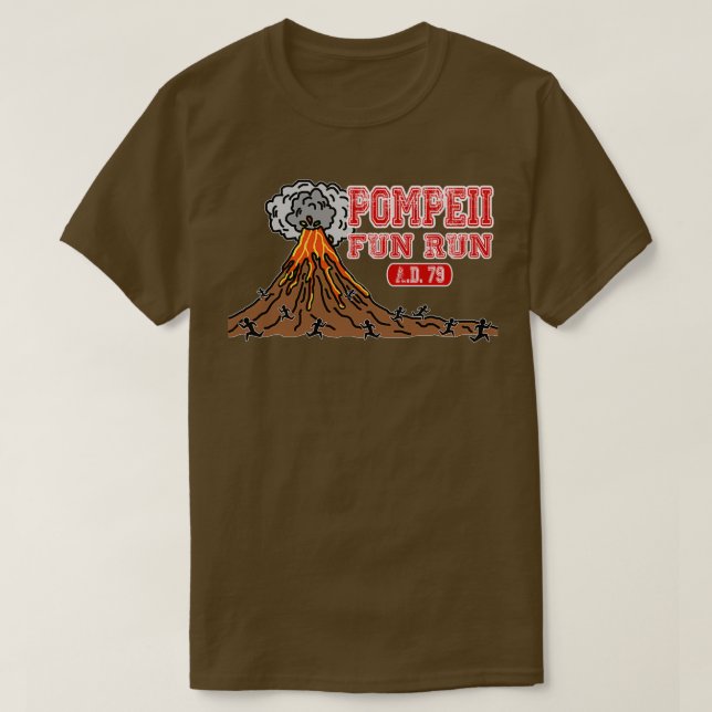 Pompeii Fun Run  T-Shirt (Design Front)