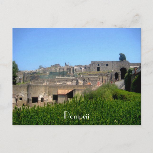 Pompeii Italy Postcard (Front)