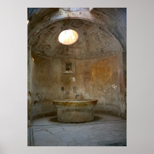 Pompeii Roman bath house Poster