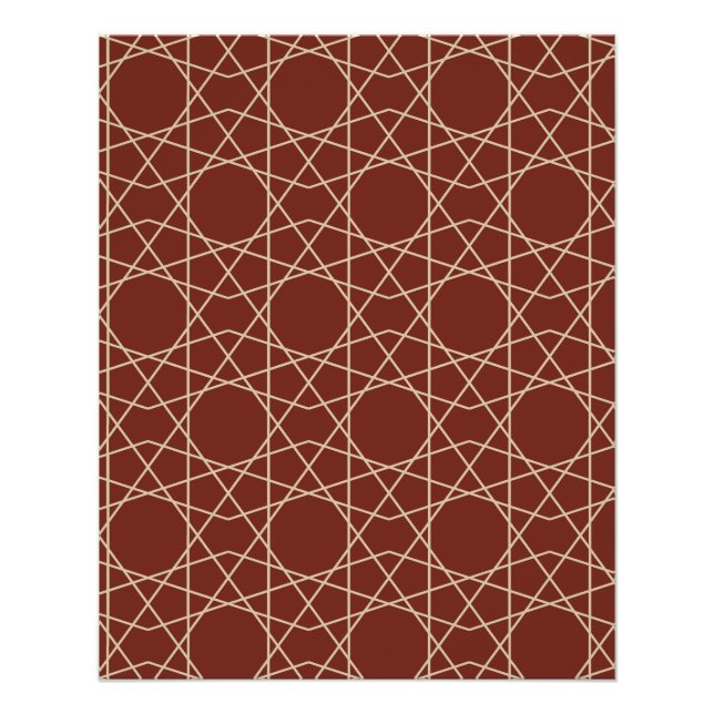 Pompeii Sand Geometry Poster (Front)