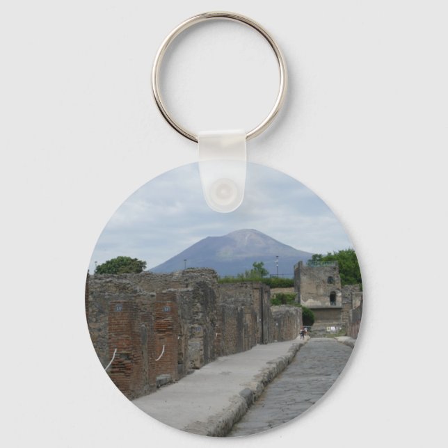 Pompeii-Vesuvius Keychain (Front)