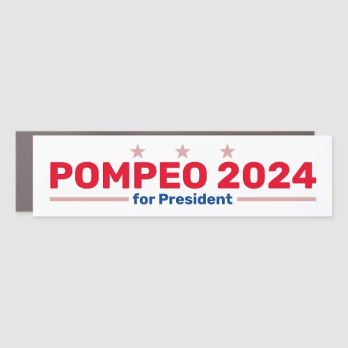 Pompeo 2024 bumper magnet