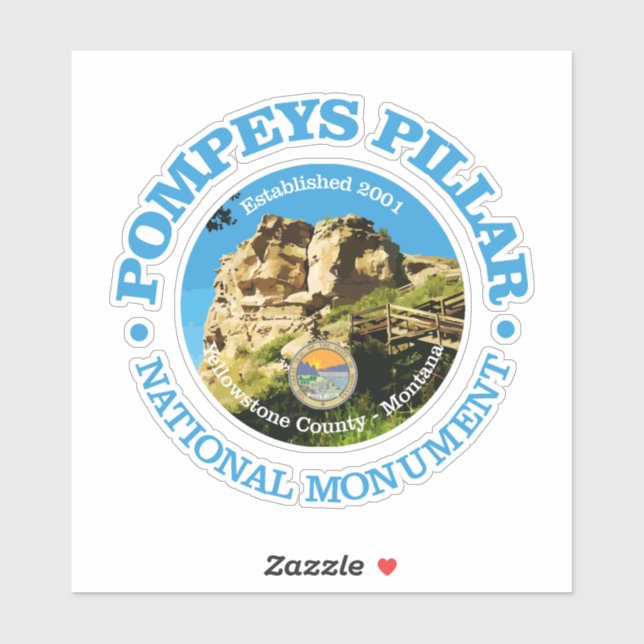Pompeys Pillar NM Sticker (Sheet)